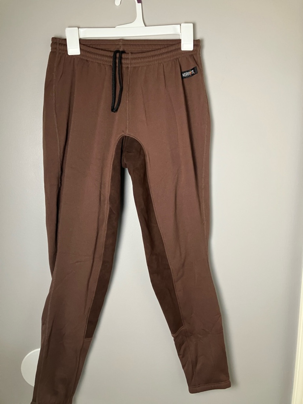 Kerrits Brown Women's Equestrian Breeches Full Seat Riding Pants Size Large